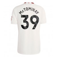 Camisa de Futebol Manchester United Scott McTominay #39 Equipamento Alternativo 2023-24 Manga Curta
